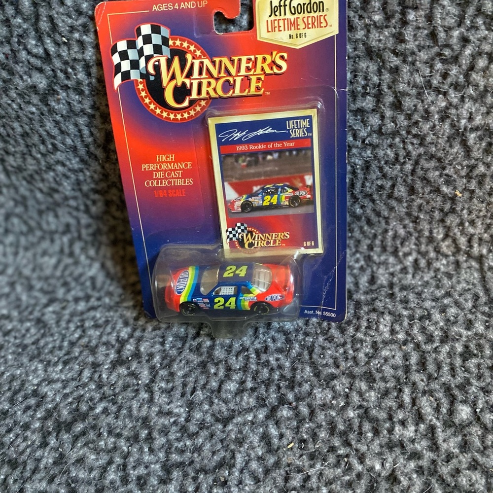 Winner's Circle Die-Cast Car with Jeff Gordon Design